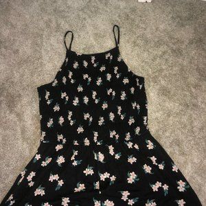 Floral, Romper, Black, Hollister